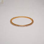 Seed Pearl Bangle Set of 2 | Gold Base | Bridal & Festival Wear | KV-1040