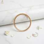 Seed Pearl Bangle Set of 2 | Gold Base | Bridal & Festival Wear | KV-1040