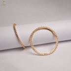 Seed Pearl Bangle Set of 2 | Gold Base | Bridal & Festival Wear | KV-1040