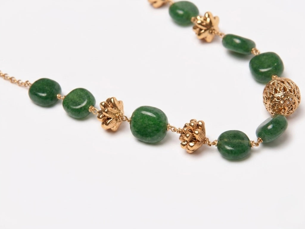 Green Single Necklace - KV-1726