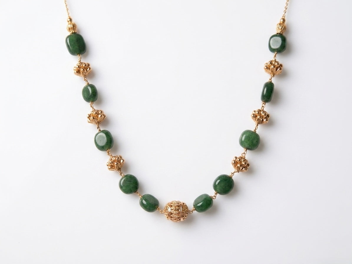 Green Single Necklace - KV-1726