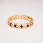 Meenakari Openwork Designer Bangle | Enamel & CZ Stone | 3 Colours | KV-3212