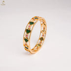 Meenakari Openwork Designer Bangle | Enamel & CZ Stone | 3 Colours | KV-3212